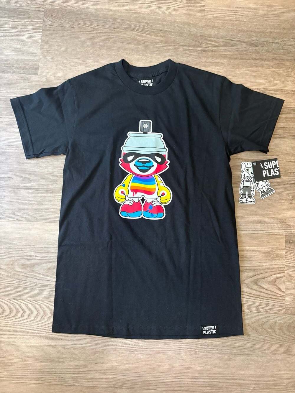 Superplastic Guggimon Spray Paint Graphic T-Shirt